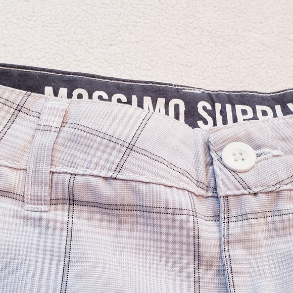 Mossimo Shorts in White/Gray Pattern, Mens Size 32 - Picture 3 of 8